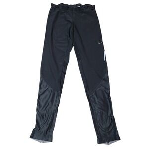Nike Tech Tights Women's Small Anthracite Gray Running Pants Ankle Zip